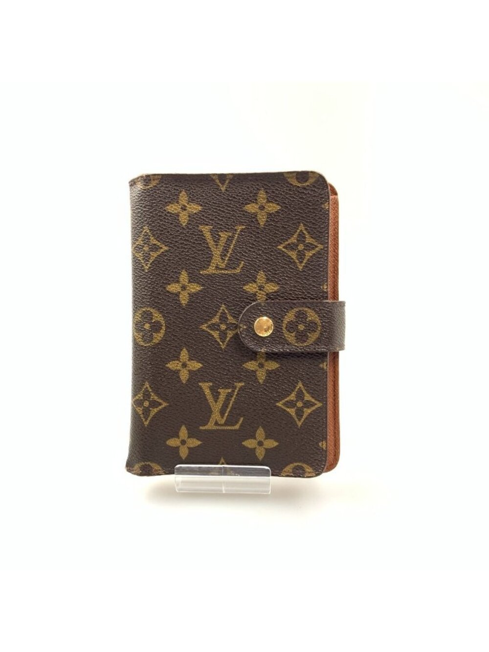 Louis Vuitton Monogram Porte Papier Zip Bifold Wallet Brown